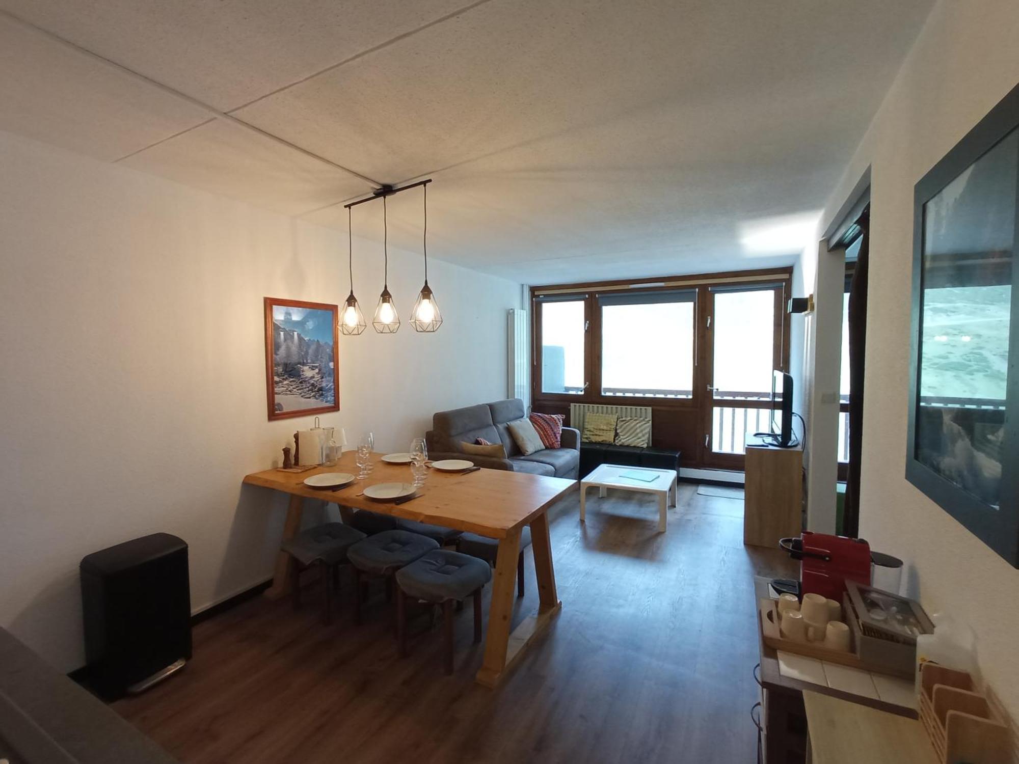 Superbe Appartement Vue Panoramique Pied Des Pistes La Mongie Exteriör bild